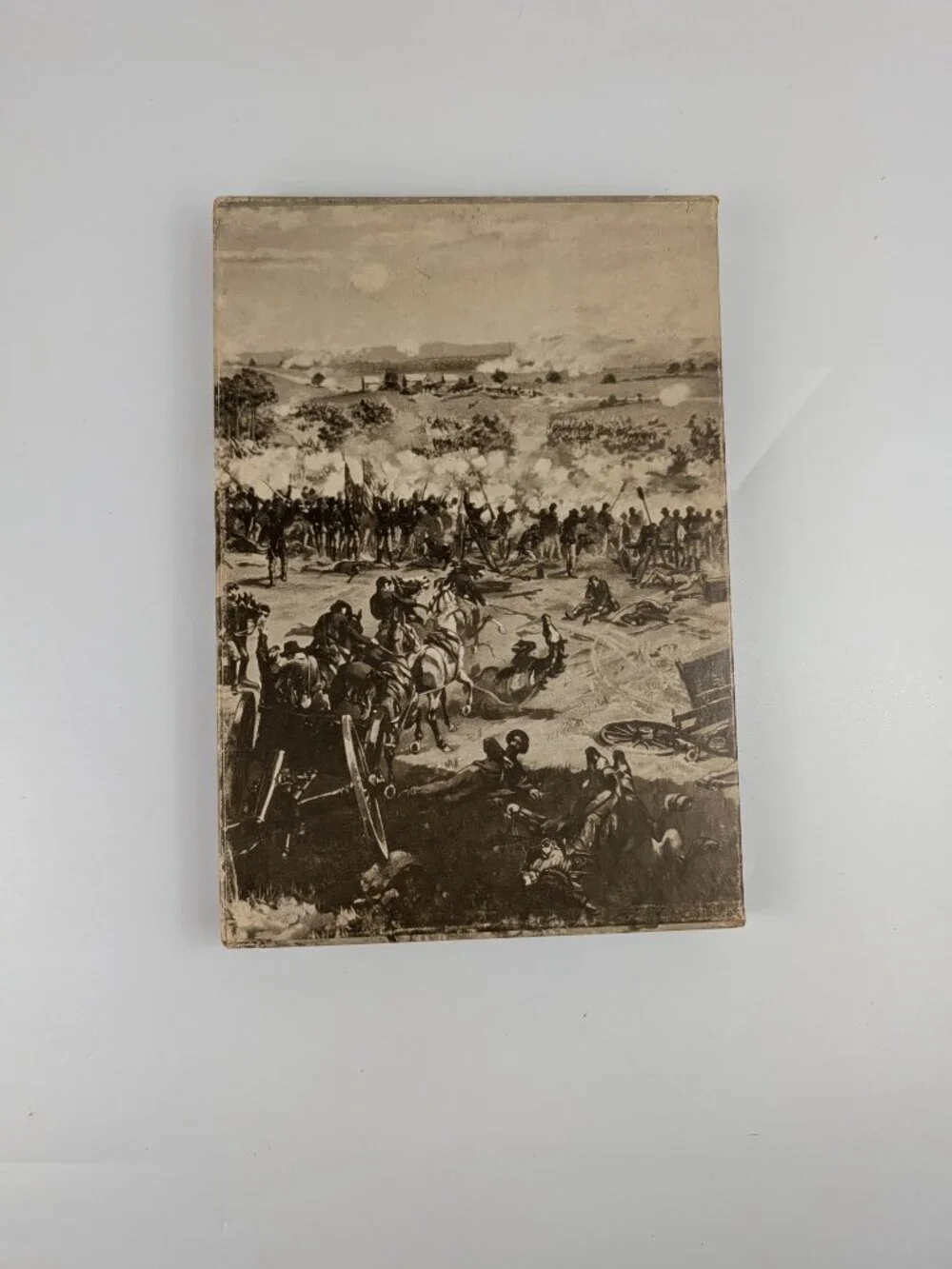 Gettysburg The Final Fury Bruce Cannon 1974 Hardcover Book Box Slip Cover